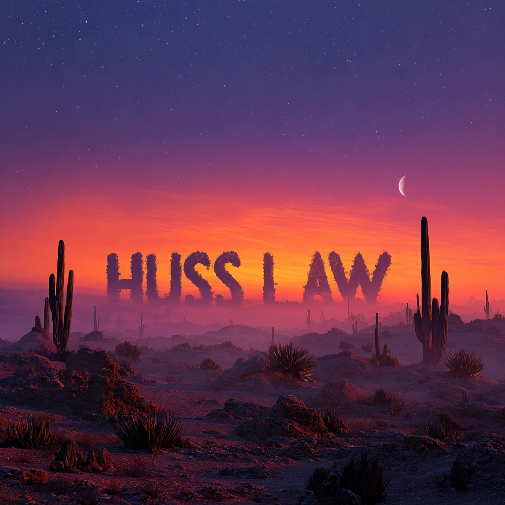 Huss Law in Arizona Desert Sky; Set for Tempe Fake ID Lawyer